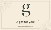 Gift Card - Gourmet Inspirations Canada